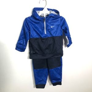 NIKE Dri-Fit Half ZIP Hoodie + Jogger Set